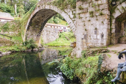 Der Miera in Liérganes (Kantabrien)